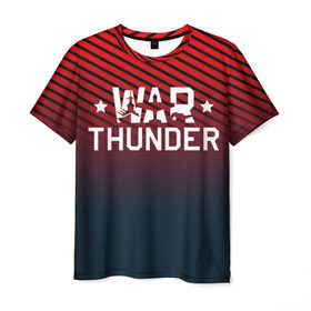 Мужская футболка 3D с принтом War thunder в Курске, 100% полиэфир | прямой крой, круглый вырез горловины, длина до линии бедер | war thunder | war thunder 2019 | war thunder лучшие | war thunder самолеты | war thunder танки | вар тандер | гром войны | игра war thunder | купить футболку war thunder | футболки war thunder