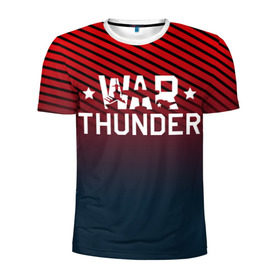 Мужская футболка 3D спортивная с принтом War thunder в Курске, 100% полиэстер с улучшенными характеристиками | приталенный силуэт, круглая горловина, широкие плечи, сужается к линии бедра | war thunder | war thunder 2019 | war thunder лучшие | war thunder самолеты | war thunder танки | вар тандер | гром войны | игра war thunder | купить футболку war thunder | футболки war thunder