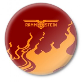 Значок с принтом Rammstein в Курске,  металл | круглая форма, металлическая застежка в виде булавки | du hast | heavy | herzeleid | metal | mutter | rammstein | reise | rosenrot | sehnsucht | till lindemann | группа | метал | рамштайн | рок | тилль линдеманн | хард