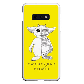 Чехол для Samsung S10E с принтом TWENTY ONE PILOTS в Курске, Силикон | Область печати: задняя сторона чехла, без боковых панелей | Тематика изображения на принте: regional at best | twenty one pilots | американский дуэт | музыка | песни | рок | твенти | твенти ван пайлотс | твенти ван пилот | твенти ван пилотс