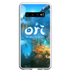 Чехол для Samsung Galaxy S10 с принтом ORI в Курске, Силикон | Область печати: задняя сторона чехла, без боковых панелей | Тематика изображения на принте: game | microsoft | moon studios | ori | ori and the will of the wisps | игры