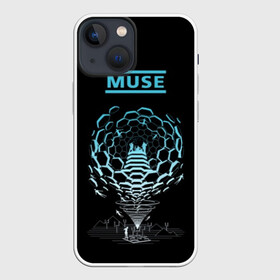 Чехол для iPhone 13 mini с принтом Muse в Курске,  |  | alternative | british | men | muse | music | progressive | rock | rock band | space rock | symphonic | three | trio | uk | альтернативный | британская | великобритания | до | крис уолстенхолм | мужчины | муза | музыка | мэттью беллами