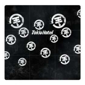 Магнитный плакат 3Х3 с принтом Tokio Hotel в Курске, Полимерный материал с магнитным слоем | 9 деталей размером 9*9 см | 