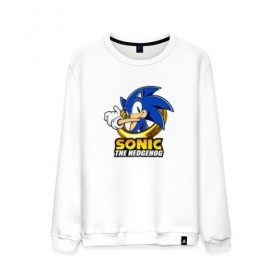 Мужской свитшот хлопок с принтом SONIC в Курске, 100% хлопок |  | hedgehog | metal sonic | silver | silver the hedgehog | sonic | sonic boom | sonic the hedgehog | ёж сонник | игры | соник | фильмы