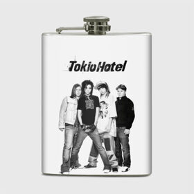 Фляга с принтом Tokio Hotel в Курске, металлический корпус | емкость 0,22 л, размер 125 х 94 мм. Виниловая наклейка запечатывается полностью | alternative rock | band | bill kaulitz | boys | german | hotel | music | pop rock | powerpop | synthpop | tokyo | tom ka | альтернативный рок | билл каулитц | георг листинг | группа | густав шефер | мальчики | музыка | немецкая | отель | пауэр поп