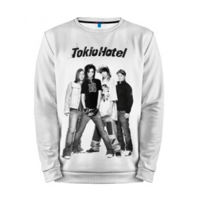 Мужской свитшот 3D с принтом Tokio Hotel в Курске, 100% полиэстер с мягким внутренним слоем | круглый вырез горловины, мягкая резинка на манжетах и поясе, свободная посадка по фигуре | alternative rock | band | bill kaulitz | boys | german | hotel | music | pop rock | powerpop | synthpop | tokyo | tom ka | альтернативный рок | билл каулитц | георг листинг | группа | густав шефер | мальчики | музыка | немецкая | отель | пауэр поп