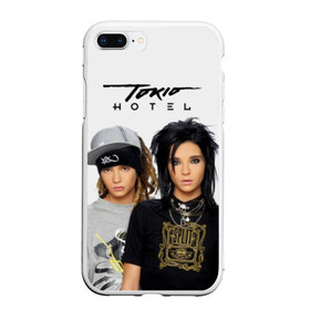 Чехол для iPhone 7Plus/8 Plus матовый с принтом Tokio Hotel в Курске, Силикон | Область печати: задняя сторона чехла, без боковых панелей | alternative rock | band | bill kaulitz | boys | german | hotel | music | pop rock | powerpop | synthpop | tokyo | tom ka | альтернативный рок | билл каулитц | георг листинг | группа | густав шефер | мальчики | музыка | немецкая | отель | пауэр поп