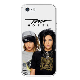 Чехол для iPhone 5/5S матовый с принтом Tokio Hotel в Курске, Силикон | Область печати: задняя сторона чехла, без боковых панелей | alternative rock | band | bill kaulitz | boys | german | hotel | music | pop rock | powerpop | synthpop | tokyo | tom ka | альтернативный рок | билл каулитц | георг листинг | группа | густав шефер | мальчики | музыка | немецкая | отель | пауэр поп