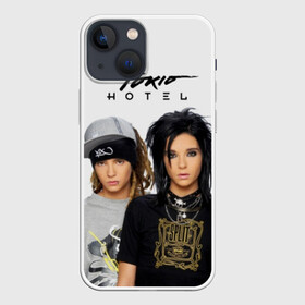 Чехол для iPhone 13 mini с принтом Tokio Hotel в Курске,  |  | alternative rock | band | bill kaulitz | boys | german | hotel | music | pop rock | powerpop | synthpop | tokyo | tom ka | альтернативный рок | билл каулитц | георг листинг | группа | густав шефер | мальчики | музыка | немецкая | отель | пауэр поп