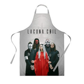 Фартук 3D с принтом Lacuna Coil в Курске, 100% полиэстер | общий размер — 65 х 85 см, ширина нагрудника — 26 см, горловина — 53 см, длина завязок — 54 см, общий обхват в поясе — 173 см. Принт на завязках и на горловине наносится с двух сторон, на основной части фартука — только с внешней стороны | alternative | cristina scabbia | epic metal | goth | gothic | lacuna | lacuna coil | melodic metal | metal | nu metal | rock | готик рок | готика | готический рок | метал