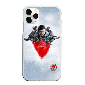 Чехол для iPhone 11 Pro матовый с принтом GEARS 5 в Курске, Силикон |  | action | cog | game | gears of war | игра | шутер | экшн