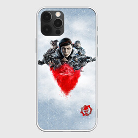 Чехол для iPhone 12 Pro с принтом GEARS 5 в Курске, силикон | область печати: задняя сторона чехла, без боковых панелей | action | cog | game | gears of war | игра | шутер | экшн