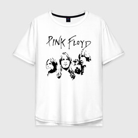 Мужская футболка хлопок Oversize с принтом Pink Floyd в Курске, 100% хлопок | свободный крой, круглый ворот, “спинка” длиннее передней части | pink floyd | pinkfloyd | арт | артрок | группа | дэвид гилмор | пинк флойд | пинкфлойд | прогрессивный | психоделический | рок | сид барретт | симфонический | спэйс | эйсид | экспериментальный