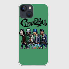 Чехол для iPhone 13 mini Cypress Hill: в Курске,  |  | b real | cypress hill | dj muggs | eric bobo | sen dog | альтернативный рэп | американская | гангста рэп | кипарисовый | лос анджелес | музыка | ню метал | рэп метал | рэп рок | рэпкор | сен дог | сша | хип хоп