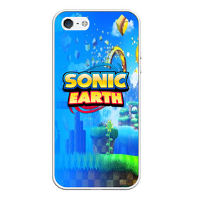 Чехол для iPhone 5/5S матовый с принтом SONIC EARTH в Курске, Силикон | Область печати: задняя сторона чехла, без боковых панелей | hedgehog | metal sonic | silver | silver the hedgehog | sonic | sonic boom | sonic the hedgehog | ёж сонник | игры | соник | фильмы