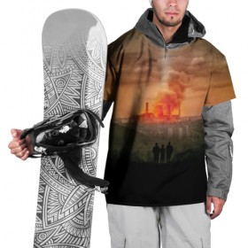 Накидка на куртку 3D с принтом Чернобыль 9 в Курске, 100% полиэстер |  | chernobyl | nuclear | pripyat | припять | сериал | чернобыль