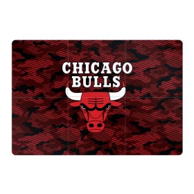 Магнитный плакат 3Х2 с принтом Chicago Bulls в Курске, Полимерный материал с магнитным слоем | 6 деталей размером 9*9 см | Тематика изображения на принте: 