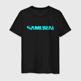 Мужская футболка хлопок с принтом SAMURAI DEMON (НА СПИНЕ) в Курске, 100% хлопок | прямой крой, круглый вырез горловины, длина до линии бедер, слегка спущенное плечо. | Тематика изображения на принте: 2019 | cd project red | cyberpunk 2077 | hacker | keanu reeves | maelstrom | militech | night city | quadra | samurai | sci fi | trauma team | v | ви | киану ривз | киберпанк 2077 | логотип | роботы | самураи | фантаст