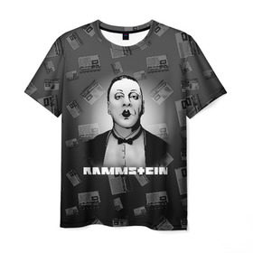 Мужская футболка 3D с принтом Rammstein в Курске, 100% полиэфир | прямой крой, круглый вырез горловины, длина до линии бедер | 2019 | du hast | lindemann | radio | rammstein | rammsteinfan | till | группы | линдеманн | метал | музыка | радио | рамштаин | рамштайн | рамштейн | рок | тилль | тиль