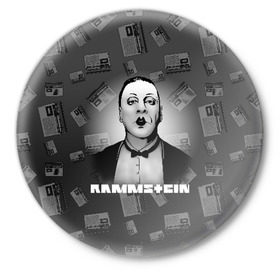 Значок с принтом Rammstein в Курске,  металл | круглая форма, металлическая застежка в виде булавки | 2019 | du hast | lindemann | radio | rammstein | rammsteinfan | till | группы | линдеманн | метал | музыка | радио | рамштаин | рамштайн | рамштейн | рок | тилль | тиль