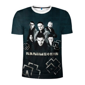 Мужская футболка 3D спортивная с принтом Rammstein в Курске, 100% полиэстер с улучшенными характеристиками | приталенный силуэт, круглая горловина, широкие плечи, сужается к линии бедра | Тематика изображения на принте: du hast | lindemann | rammstein | rammsteinfan | ramstein | till | группы | линдеманн | метал | музыка | рамштаин | рамштайн | рамштейн | рок | тилль | тиль