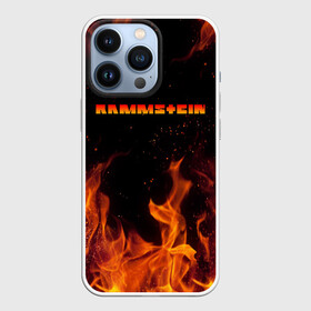 Чехол для iPhone 13 Pro с принтом RAMMSTEIN (НА СПИНЕ) в Курске,  |  | Тематика изображения на принте: fire | flame | music | rammstein | rock | группа | музыка | музыканты | огонь | пламя | рамштайн | рок