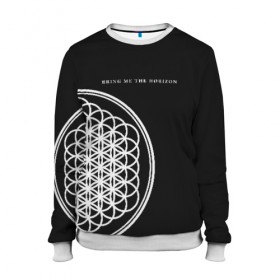 Женский свитшот 3D с принтом Bring Me the Horizon в Курске, 100% полиэстер с мягким внутренним слоем | круглый вырез горловины, мягкая резинка на манжетах и поясе, свободная посадка по фигуре | bmth | bring me the horizon | альтернативный | бмт | бмтх | бмтш | брин | бринг | горизонт | достань для меня | дэткор | зе | метал | ми | рок | хоризон | электроник