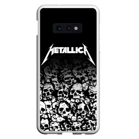 Чехол для Samsung S10E с принтом METALLICA (НА СПИНЕ) в Курске, Силикон | Область печати: задняя сторона чехла, без боковых панелей | matters metallica | music | nothing else | rock | trash metal | группа | музыка | музыканты | рок | трэш металл