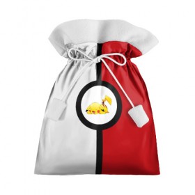 Подарочный 3D мешок с принтом Pokeball (pikachu sleep) в Курске, 100% полиэстер | Размер: 29*39 см | anime | pikachu | pokeball | pokemon | sleep | аниме. | пикачу | покебол | покемон | спит. белый. красный. чёрный
