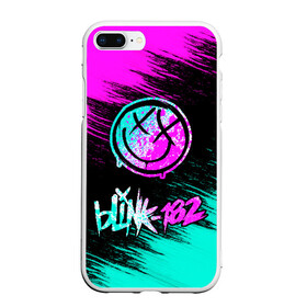 Чехол для iPhone 7Plus/8 Plus матовый с принтом Blink-182 (1) в Курске, Силикон | Область печати: задняя сторона чехла, без боковых панелей | art | blink | music | pop | rock | арт | блинк | музыка | поп музыка | рок