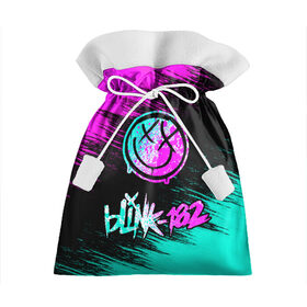 Подарочный 3D мешок с принтом Blink-182 (1) в Курске, 100% полиэстер | Размер: 29*39 см | Тематика изображения на принте: art | blink | music | pop | rock | арт | блинк | музыка | поп музыка | рок