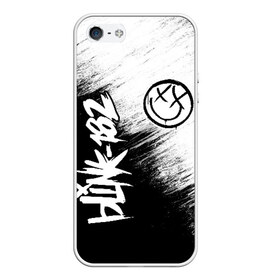 Чехол для iPhone 5/5S матовый с принтом Blink-182 (2) в Курске, Силикон | Область печати: задняя сторона чехла, без боковых панелей | art | blink | music | pop | rock | арт | блинк | музыка | поп музыка | рок