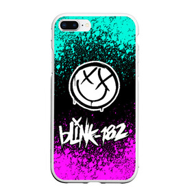 Чехол для iPhone 7Plus/8 Plus матовый с принтом Blink-182 (3) в Курске, Силикон | Область печати: задняя сторона чехла, без боковых панелей | art | blink | music | pop | rock | арт | блинк | музыка | поп музыка | рок