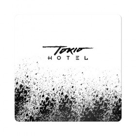 Магнит виниловый Квадрат с принтом Tokio Hotel (5) в Курске, полимерный материал с магнитным слоем | размер 9*9 см, закругленные углы | 