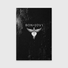 Обложка для паспорта матовая кожа с принтом Bon Jovi в Курске, натуральная матовая кожа | размер 19,3 х 13,7 см; прозрачные пластиковые крепления | Тематика изображения на принте: bon jovi | john | альбом | арена | бон | бон джови | глэм | группа | джови | джон | метал | музыка | надпись | песни | поп | попрок | рок | рокер | смайл | солист | софт | стена | хард | хеви | хевиметал