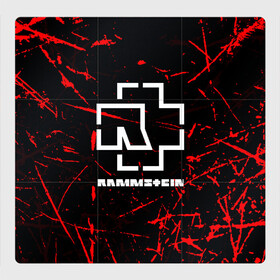 Магнитный плакат 3Х3 с принтом RAMMSTEIN | РАМШТАЙН в Курске, Полимерный материал с магнитным слоем | 9 деталей размером 9*9 см | music | rammstein | rock | группа | музыка | музыканты | рамштайн | рок