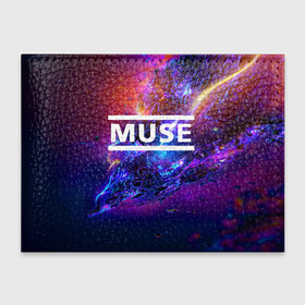 Обложка для студенческого билета с принтом MUSE в Курске, натуральная кожа | Размер: 11*8 см; Печать на всей внешней стороне | muse | music | rock | группа | музыка | рок | рок группа