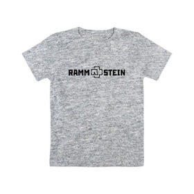 Детская футболка хлопок с принтом RAMMSTEIN (НА СПИНЕ) в Курске, 100% хлопок | круглый вырез горловины, полуприлегающий силуэт, длина до линии бедер | music | rammstein | rock | группа | музыка | музыканты | рамштайн | рок