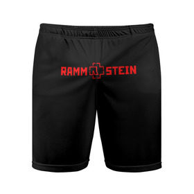 Мужские шорты 3D спортивные с принтом RAMMSTEIN в Курске,  |  | music | rammstein | rock | группа | музыка | музыканты | рамштайн | рок