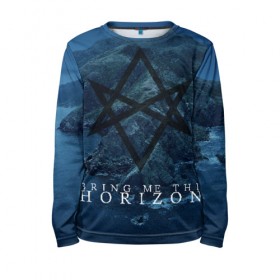 Детский лонгслив 3D с принтом Bring Me the Horizon в Курске, 100% полиэстер | длинные рукава, круглый вырез горловины, полуприлегающий силуэт
 | amo | bmth | bring me the horizon | oliver sykes | амо | оливер сайкс