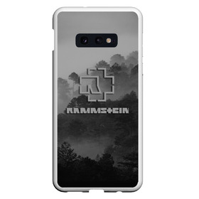 Чехол для Samsung S10E с принтом RAMMSTEIN в Курске, Силикон | Область печати: задняя сторона чехла, без боковых панелей | deutschland | rammstein | rock | sehnsucht | германия | группа | лого | логотип | немецкая | немецкий | раммштаен | раммштайн | рамштаен | рамштайн | рок