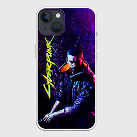 Чехол для iPhone 13 с принтом Cyberpunk 2077 в Курске,  |  | cyberpunk | future | implant | neon | noir | punk | retrowave | robots | techno | witcher | будущее | градиент | игры | киберпанк | мужские | неон | нуар | премьера | текстура | техно