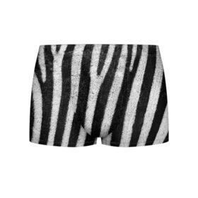Мужские трусы 3D с принтом Zebra Skin в Курске, 50% хлопок, 50% полиэстер | классическая посадка, на поясе мягкая тканевая резинка | Тематика изображения на принте: animal | black | black white | pattern. | skin | streaks | texture | white | zebra | белый | животное | животные | зебра | полосы | текстура | узор | чёрно белые | чёрный