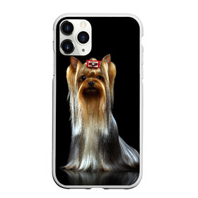 Чехол для iPhone 11 Pro матовый с принтом Йоркширский терьер в Курске, Силикон |  | animal | barrette | breed | cute | dog | funny | muzzle | small | terrier | yorkshire | животное | забавный | заколка | йоркширский | маленький | милый | порода | смешной | собака | терьер