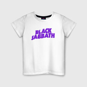 Детская футболка хлопок с принтом black sabbath в Курске, 100% хлопок | круглый вырез горловины, полуприлегающий силуэт, длина до линии бедер | Тематика изображения на принте: black sabbath | black sabbath альбомы | black sabbath песня | black sabbaths | black sabbaths paranoid | rock | блэк саббат | блэк саббат слушать | рок