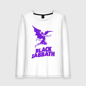 Женский лонгслив хлопок с принтом black sabbath в Курске, 100% хлопок |  | black sabbath | black sabbath альбомы | black sabbath песня | black sabbaths | black sabbaths paranoid | rock | блэк саббат | блэк саббат слушать | рок