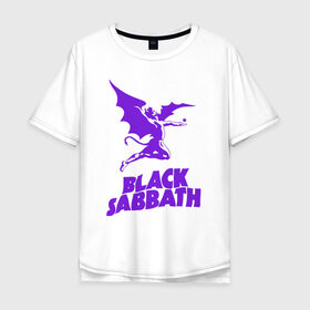 Мужская футболка хлопок Oversize с принтом black sabbath в Курске, 100% хлопок | свободный крой, круглый ворот, “спинка” длиннее передней части | black sabbath | black sabbath альбомы | black sabbath песня | black sabbaths | black sabbaths paranoid | rock | блэк саббат | блэк саббат слушать | рок