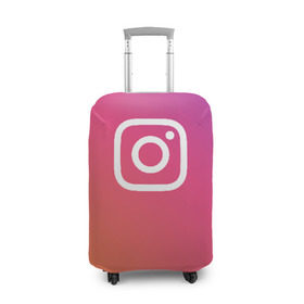 Чехол для чемодана 3D с принтом Instagram в Курске, 86% полиэфир, 14% спандекс | двустороннее нанесение принта, прорези для ручек и колес | instagram | photo | инстаблогер | инстаграм | интернет | сеть | социальная | фото