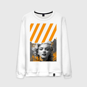 Мужской свитшот хлопок с принтом Мэрилин Монро fashion в Курске, 100% хлопок |  | marilyn monroe | off white | off white купить | off white мужская | off white одежда | off white футболка | кофта off white | мэрилин монро | мэрилин монро фото | офф вайт | офф уайт