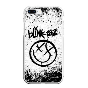 Чехол для iPhone 7Plus/8 Plus матовый с принтом BLINK-182 в Курске, Силикон | Область печати: задняя сторона чехла, без боковых панелей | blink | music | rock | блинк | группа | музыка | музыканты | рок